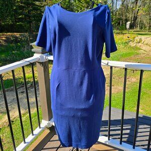 Ann Taylor Royal Blue Dress, Size 12. EUC